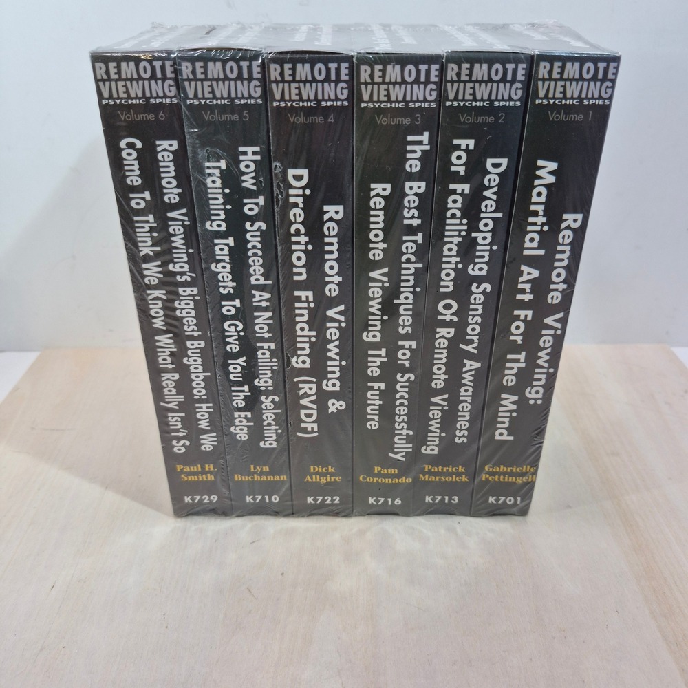 Remote Viewing Psychic Spies Learning Series 6 Vol DVD Set STARGATE CIA Sealed